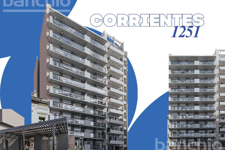 CORRIENTES 1200. Estrenar. 56 m2 exclusivos. Quincho. Entrega Mayo. Financiación.