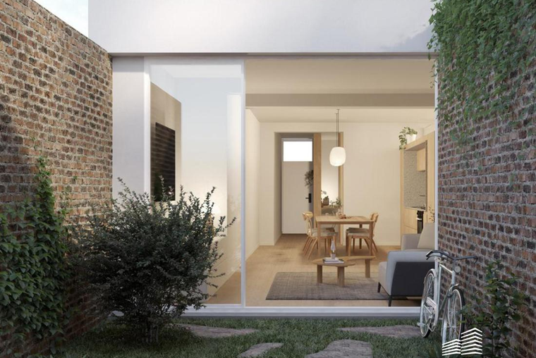 Departamento de pasillo en venta, Jujuy 2600
