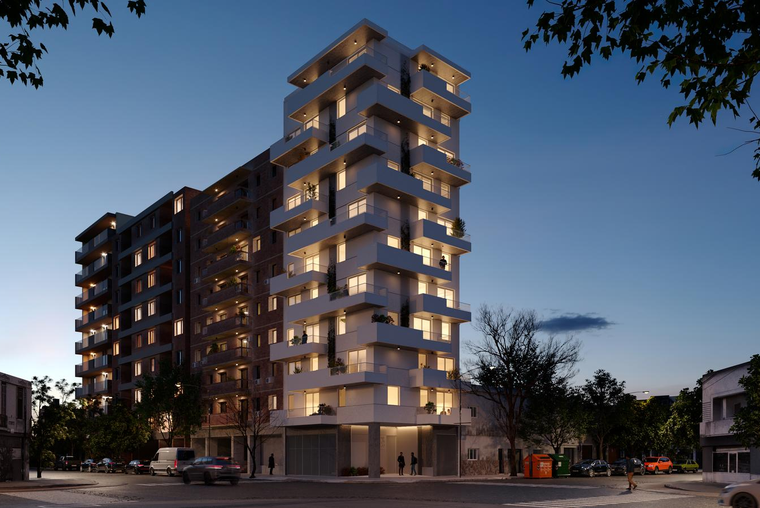 Departamento dos dormitorios, Barrio Abasto.