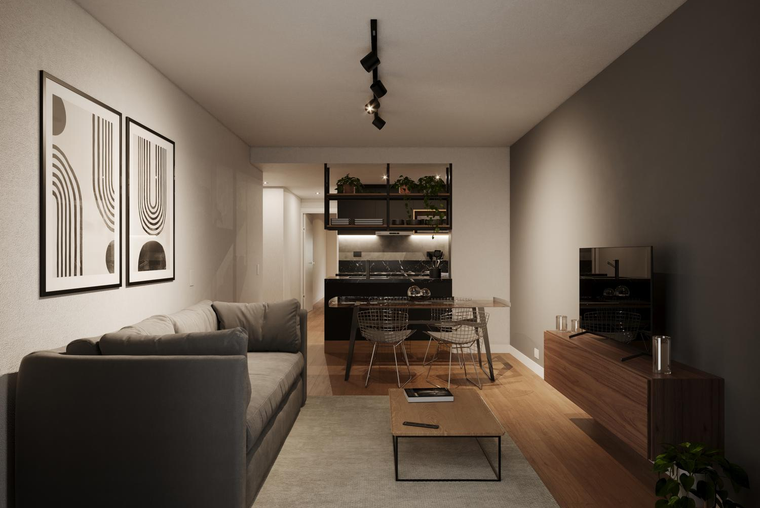 VENTA - Balcarce / San Lorenzo - 1 dorm - Patio exclusivo