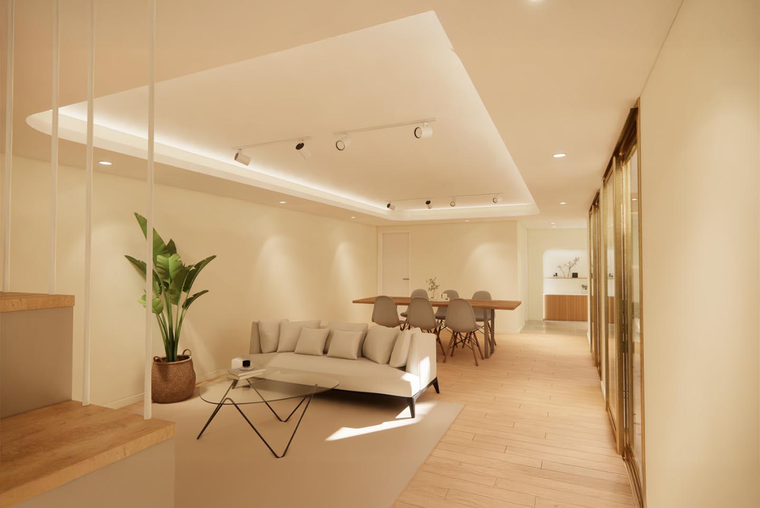 Casa de pasillo único de 3 dormitorios con patio y parrillero