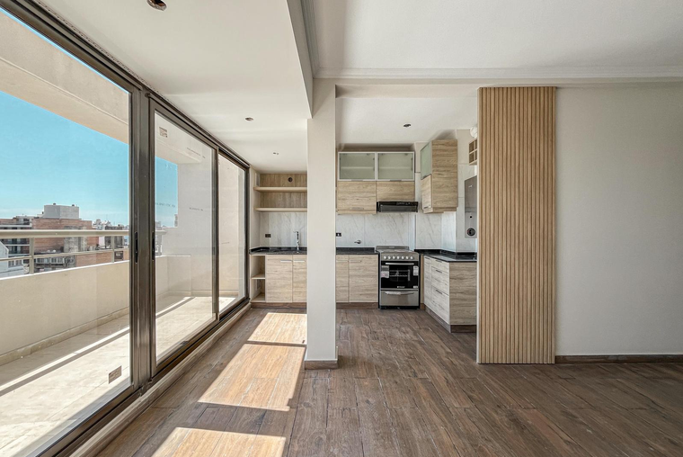 Departamento de 2 dormitorios con gran balcón y amenities en Abasto