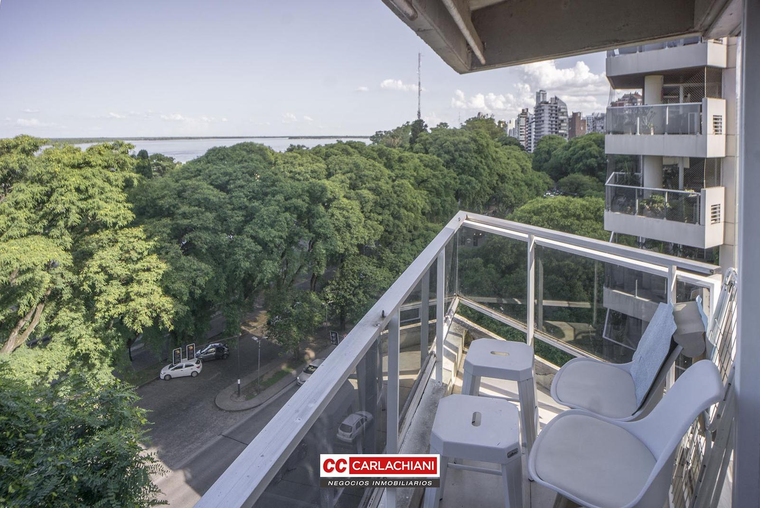 Departamento en venta monoambiente Rosario Martin - Vista Río