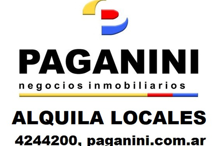 Alquila PAGANINI Locales