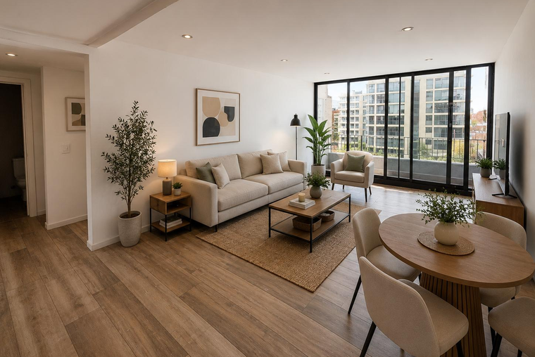 DEPARTAMENTO DE DOS DORMITORIOS VENTA TERRAZA EXCLUSIVA PICHINCHA ROSARIO
