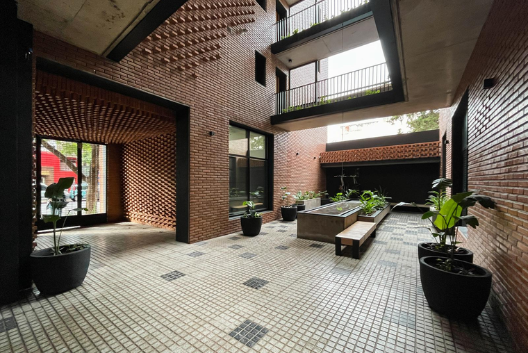 Edificio de diseño con 1 y 2 dormitorios
