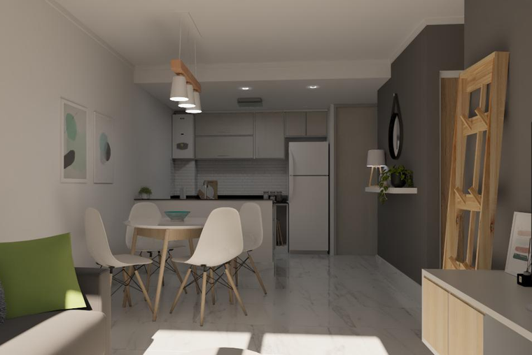 DEPARTMANETO DE UN DORMITORIO VENTA QUINCHO CON PARRILERO ABASTO CENTRO