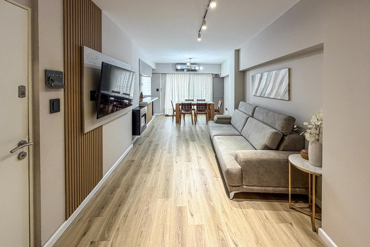 Departamento de 3 dormitorios con cochera doble y amenities en la Aduana