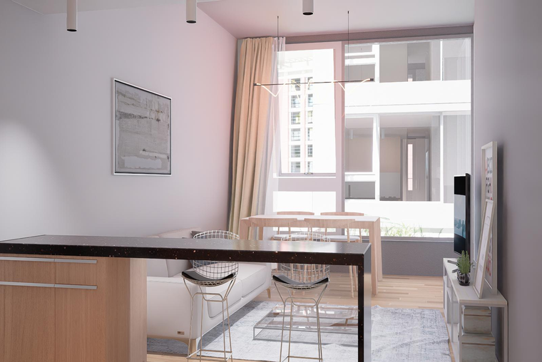 DEPARTAMENTO DE UN DORMITORIO VENTA BALCON ATERRAZADO CENTRO ROSARIO