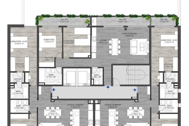 VENTA - Balcarce / San Lorenzo - 2 dorm
