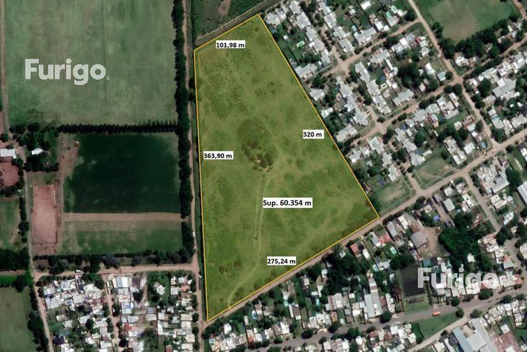 Pérez. Limitando zona urbana. 60.354 metros cuadrados. Ideal loteos.