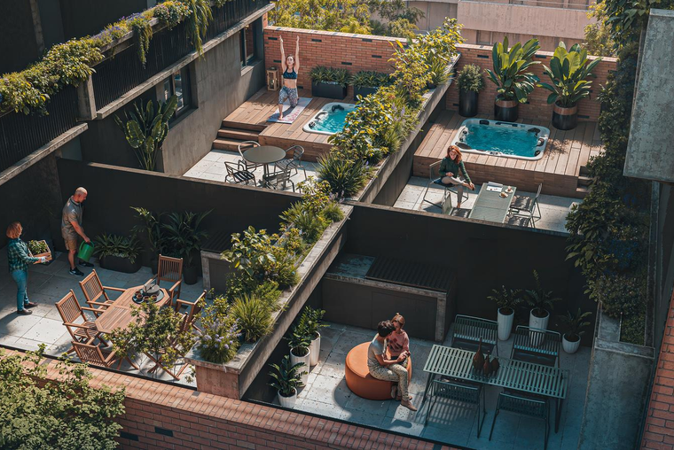 DEPARTAMENTO DE 3 DORMITORIOS VENTA PATIO EXCLUSIVO CON HIDROMASAJE BARRIO MARTIN ROSARIO