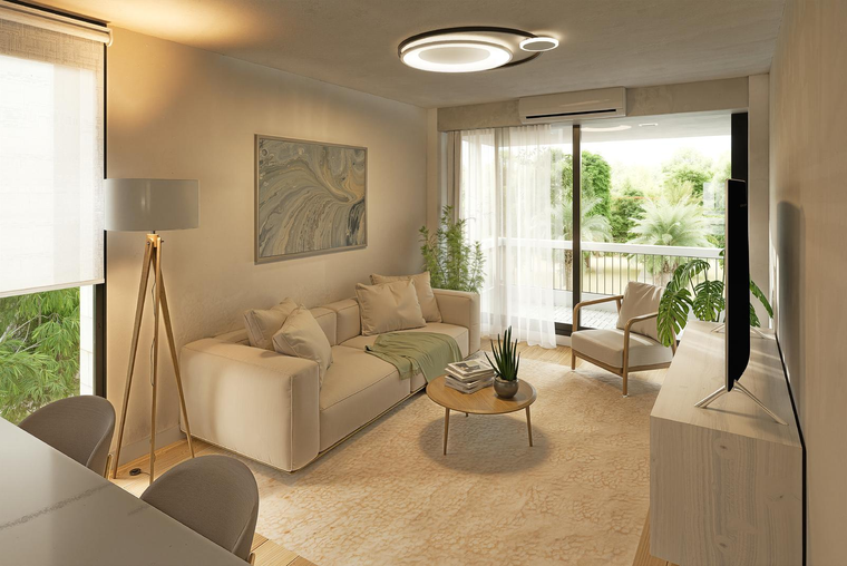 DEPARTAMENTO DE UN DORMITORIO VENTA PISCINA Y ESPACIOS VERDES FISHERTON ROSARIO