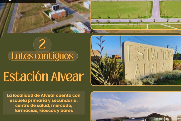 Dos terrenos en Estación Alvear 3