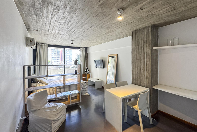 Departamento monoambiente amoblado con amenities en zona río