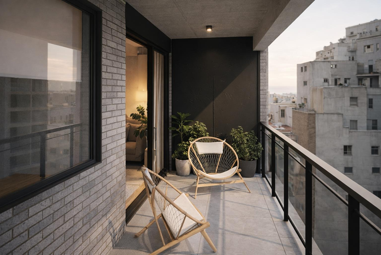 DEPARTAMENTO DE 2 DORMITORIOS VENTA BALCON ATERRAZADO CENTRO ROSARIO