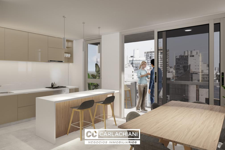 Venta 2 dormitorios con terraza exclusiva - Rioja y Santiago - Financiación